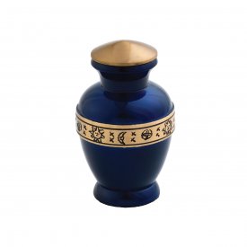 Blue Harvest Mini Urn