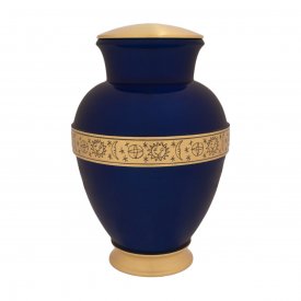 Blue Harvest Urn