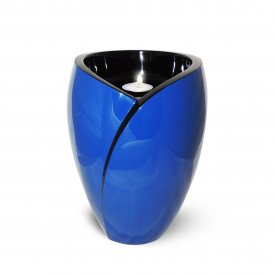 Luce Candle Urn Blue