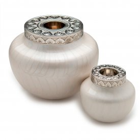 Mother of Pearl Urns