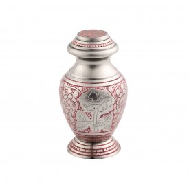 Pink Rose Mini Urn