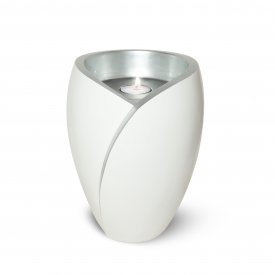 Luce Candle Urn White